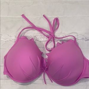 Victoria’s Secret Halter Ruffled Bikini Top
